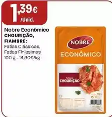 Intermarché Nobre - econômico chouricao fiambre promoção
