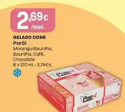 Intermarché Porsi - gelado cone promoção