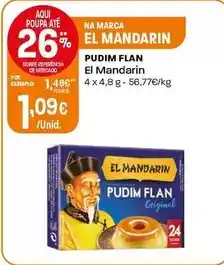 Intermarché El mandarin - pudim flan promoção