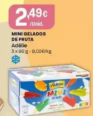 Intermarché Adélie - mini gelados de fruta promoção