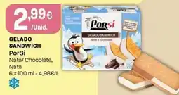Intermarché Porsi - gelado sandwich promoção