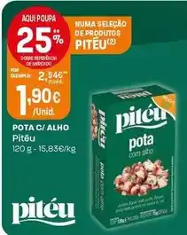 Intermarché Pitéu - pota c/ alho promoção