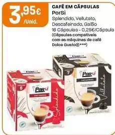 Intermarché Porsi - café em cápsulas promoção