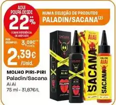 Intermarché Paladin/sacana - molho piri-piri promoção