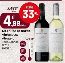 Intermarché Marqués de borba - vinho doc alentejo promoção