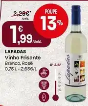 Intermarché Lapadas - vinho frisante promoção