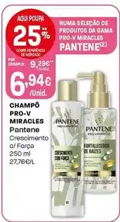 Intermarché Pantene - champo pro-v miracles promoção