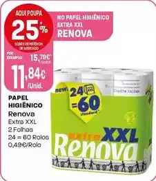 Intermarché Renova - papel higiênico promoção