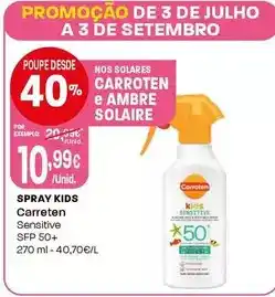 Intermarché Carreten - spray kids promoção