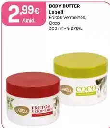 Intermarché Labell - body butter promoção