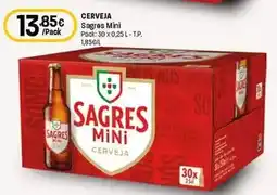 Intermarché Sagres mini - cerveja promoção