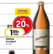 Intermarché San miguel - cerveja promoção