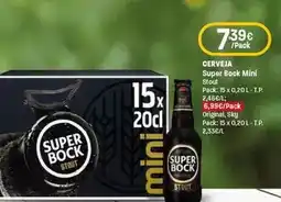Intermarché Super bock mini - cerveja promoção