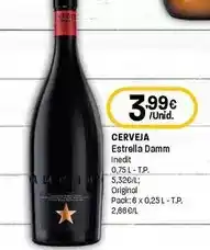 Intermarché Estrella damm - cerveja promoção