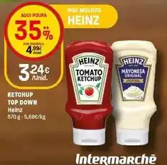Intermarché Heinz - ketchup top down promoção