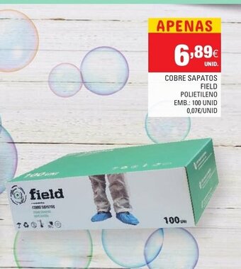 Cobre Sapatos Field 100 Unid