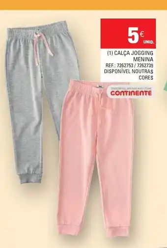Calça Jogging Menina Disponível Noutras Core