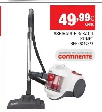 Continente Aspirador S/Saco Kunft promoção