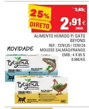 Continente Alimento Húmido P/Gato Beyond 4x85kg promoção