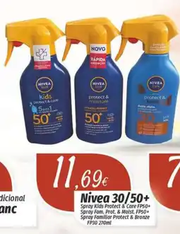 Miranda Supermercados Nivea 30/50+ promoção