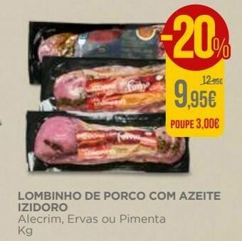 El Corte Inglés Lombo de porco izidoro promoção