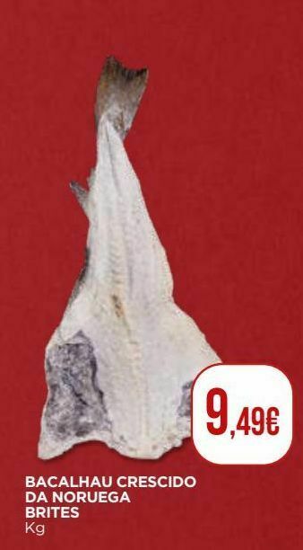 El Corte Inglés Bacalhau salgado promoção
