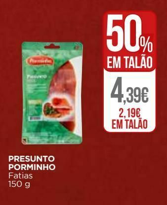 El Corte Inglés Presunto porminho promoção