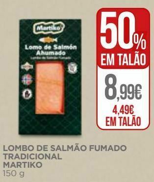 El Corte Inglés Lombo de salmão martiko promoção