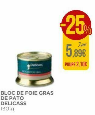 El Corte Inglés Foie gras promoção