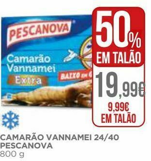 El Corte Inglés Camarão congelado pescanova promoção