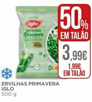 El Corte Inglés Ervilhas congeladas iglo promoção
