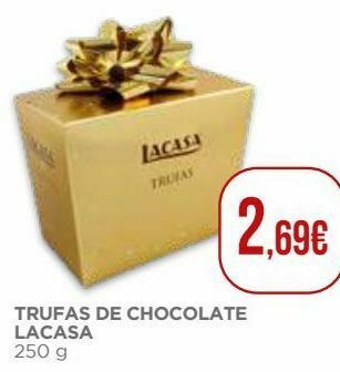 El Corte Inglés Trufas de chocolate lacasa promoção