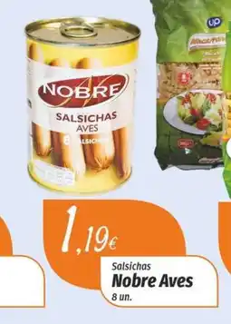 Miranda Supermercados Salsichas Nobre Aves promoção