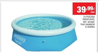 Continente Piscina Insuflável 244x66cm S/Bomba promoção