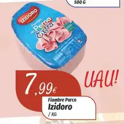 Miranda Supermercados Fiambre Porco Izidoro promoção