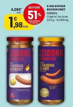 Intermarché Izidoro - 5 salsichas promoção
