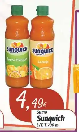 Miranda Supermercados Sumo Sunquick promoção