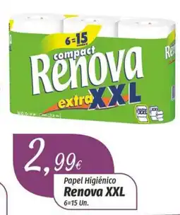 Miranda Supermercados Papel Higiénico Renova XXL promoção