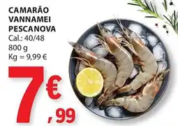 E.Leclerc Camarão vannamei pescanova promoção