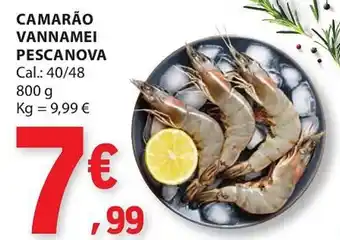 E.Leclerc Camarão vannamei pescanova promoção