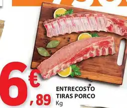 E.Leclerc Entrecosto tiras porco promoção