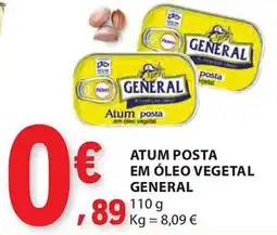 E.Leclerc Atum posta em óleo vegetal general promoção