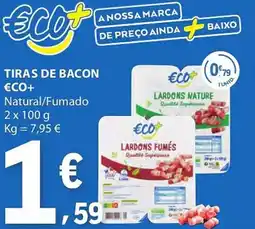 E.Leclerc Tiras de bacon €co+ promoção