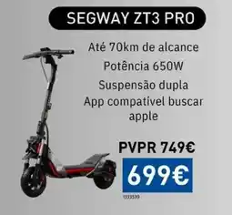 Radio Popular Segway - até 70km de alcance potência 650w suspensao dupla app compativel buscar apple promoção