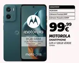 Radio Popular Motorola - smartphone g05 4 128gb verde promoção