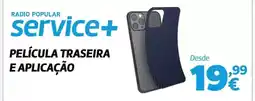 Radio Popular Pelicula traseira e aplicação promoção