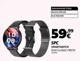 Radio Popular Spc - smartwatch duo classic preto promoção