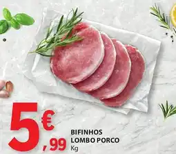 E.Leclerc Bifinhos lombo porco promoção