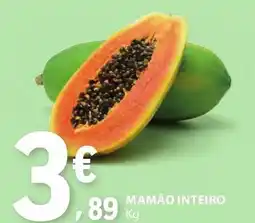 E.Leclerc Mamão inteiro promoção