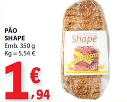 E.Leclerc Pão shape promoção